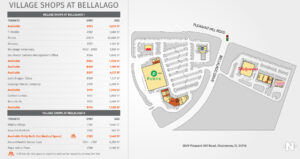 Village Shops at Bellalago Site Plan