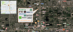 Davie Shopping Center trade area map