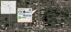 Davie Shopping Center trade area map