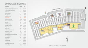 Sawgrass Square site map