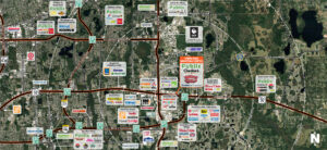 Town Park Shopping Center Trade Area Map