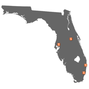 Southeast Centers Florida Office Map